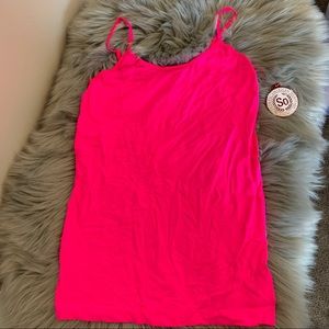 NWT SO Neon Pink Cami